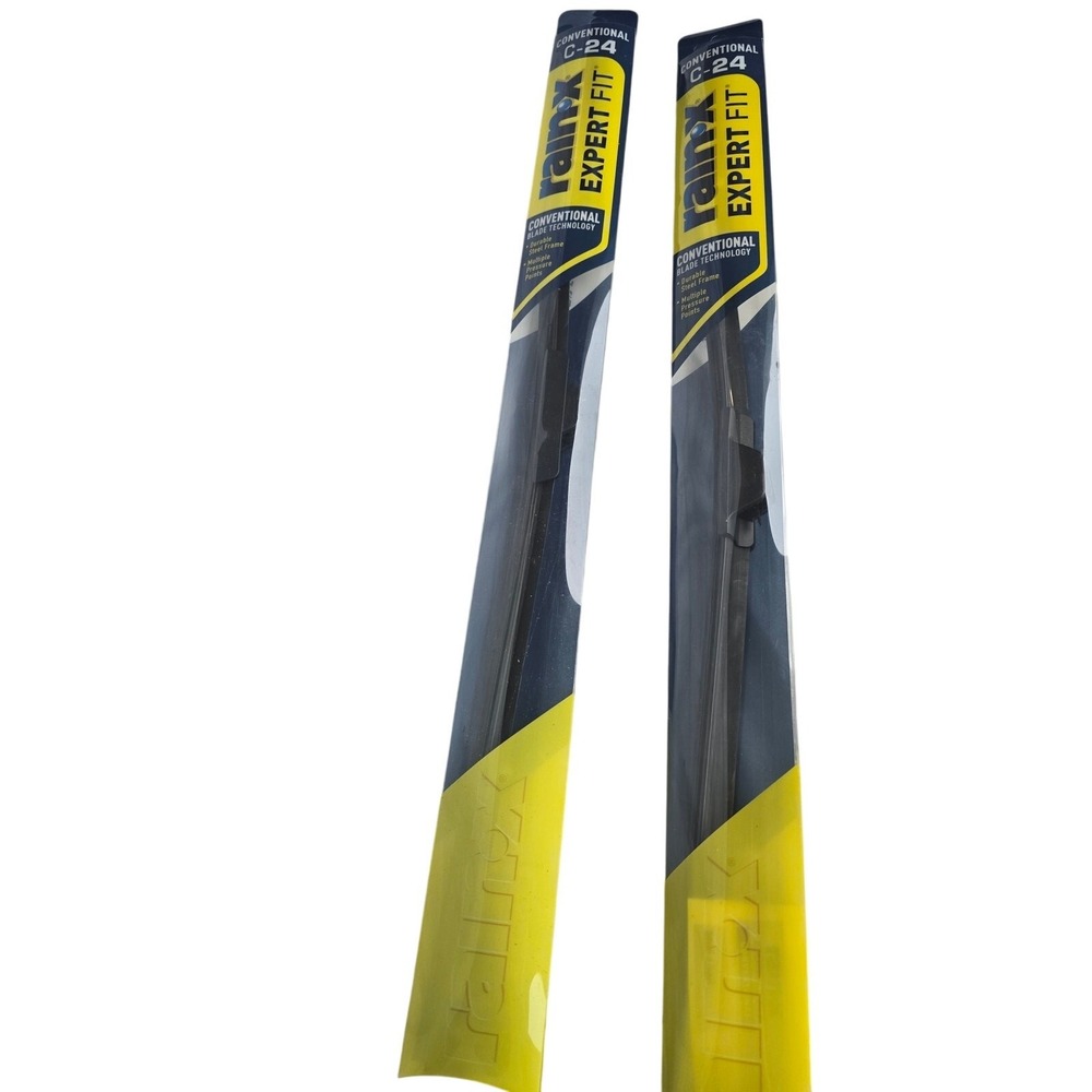 Rain-X C-24 Expert Fit 24" Conventional Wiper Blades – Set of 2 NIB